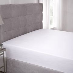 Percale Fitted Sheet White