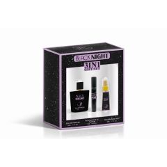 Blue For Men Gold Edition Eau de Parfum bottle and gold packaging on white background