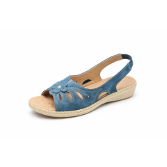 showing the Petal Women's Cushion Walk Sandals Navy