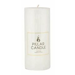 White Pillar Candle 7x15cm - Online Offer Only