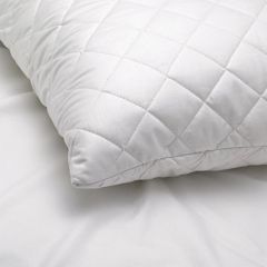 Pair Of Quilted Zipped Pillow Protectors