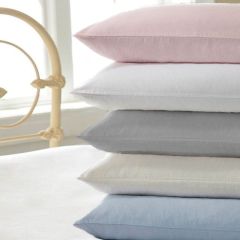 Brushed Cotton Flannelette Pillowcase Pair by Lewis 