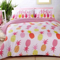 Pineapple Duvet Cover Set Double at Guineys Ireland