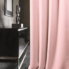 Blockout Pencil Pleat Curtains, Pink