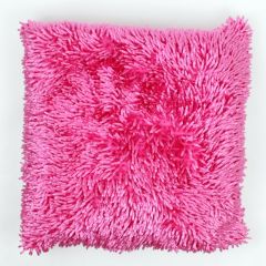 Chenille Cushion Cover Shaggy Fuschia 17" at Guineys Ireland