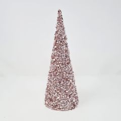 Sequins Cone Christmas Tree Pink