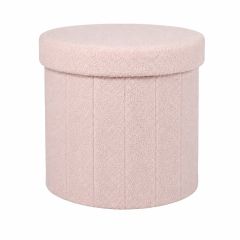 Pink Foldable Footstool
