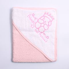 Princess Hooded Towel Pink