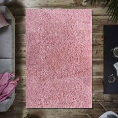 Pink Washable Shaggy Rug