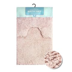 Ultimate Zero Twist Pink 2 Piece Bath Mat at Guineys Ireland