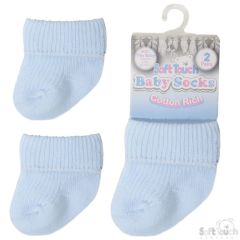 Premature 2 Pack Socks Blue at Guineys Ireland
