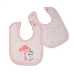 Premature 2 Pack Bibs Happy Heart