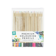 Premium Colouring Pencils 20 Pack