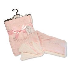 Princess Baby Wrap Blanket Pink