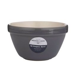 showing a side view of the Mason Cash Grey Pudding Basin