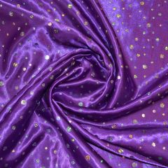 Holo Sequin Fabric Purple