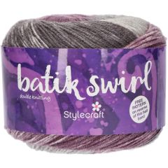 Batik Swirl Yarn 3730 Purple Mist at Guineys Ireland