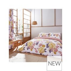 Elina Floral Duvet Cover Set Blush by Catherine Lansfield at Guineys Ireland