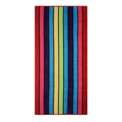 Velour Beach Towel - Rainbow