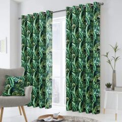 Rainforest Readymade Eyelet Curtains 66x72''