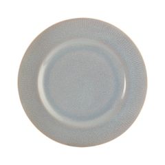 showing the Reactive Linear Grey Dinner Plate 27cm