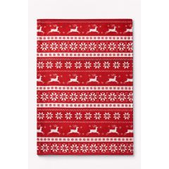 Showing the Deer Tree Christmas Throw