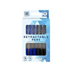 Retractable Pens 8 Pack