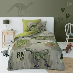 Roar Dinosaur Duvet Cover Set Single