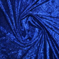 Assorted Crushed Velvet Fabric-Royal Blue