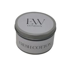 EW London Tin Candle - Fresh Cotton 170g