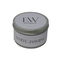 EW London White Jasmine Scented Candle in Tin