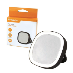 Portable Led Mirror Black at Guineys Ireland