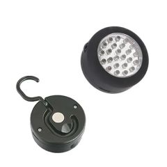 24 LED Battery Powered Round Work Light with Hanger