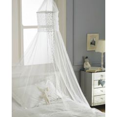 White Popsicle Bed Canopy 