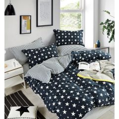 100% Cotton Starlight & Stripes Duvet Cover Set 300 Thread Count at Guineys Ireland