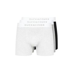 duck and cover sagnet boxers 3 pack assorted mens cotton stretch underwear