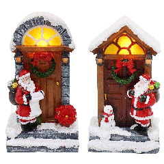 Light Up Christmas Santa Door 