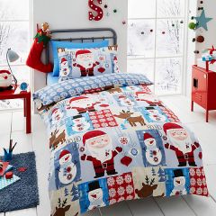 Santa and Friends Christmas Duvet Cover Set