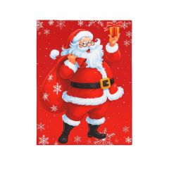 Showing the Santa Christmas Throw