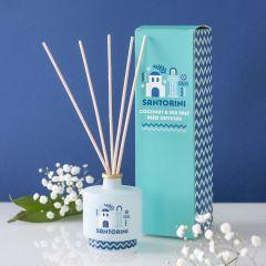 Santorini coconut and sea salt 100ml reed diffuser