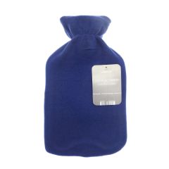 Plain Fleece Hot Water Bottle Navy