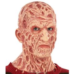 Scary burn-skin Halloween mask with realistic scarred face design, perfect for horror costumes, cosplay, and haunted houses in Ireland