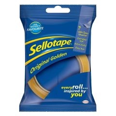 Sellotape Original Golden Tape 24mm x 35mt