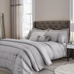 Sequin Cluster Duvet Cover Set Silver by Catherine Lansfield at Guineys Ireland
