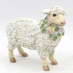 Lamb With Wreath Ornament