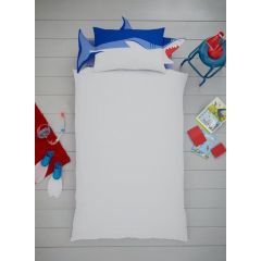 Single Duvet Set Shark Novelty Shape 