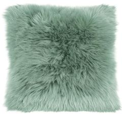 Tiseco Sheepskin Green Chinois Cushion 45x45cm