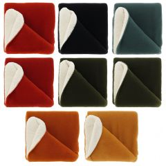 Sherpa Fleece Throw 180x130cm