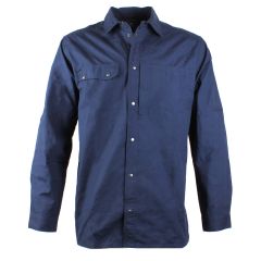 Mens Cotton Twill Navy Shirt