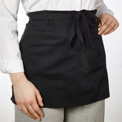 Black Short Apron - Front